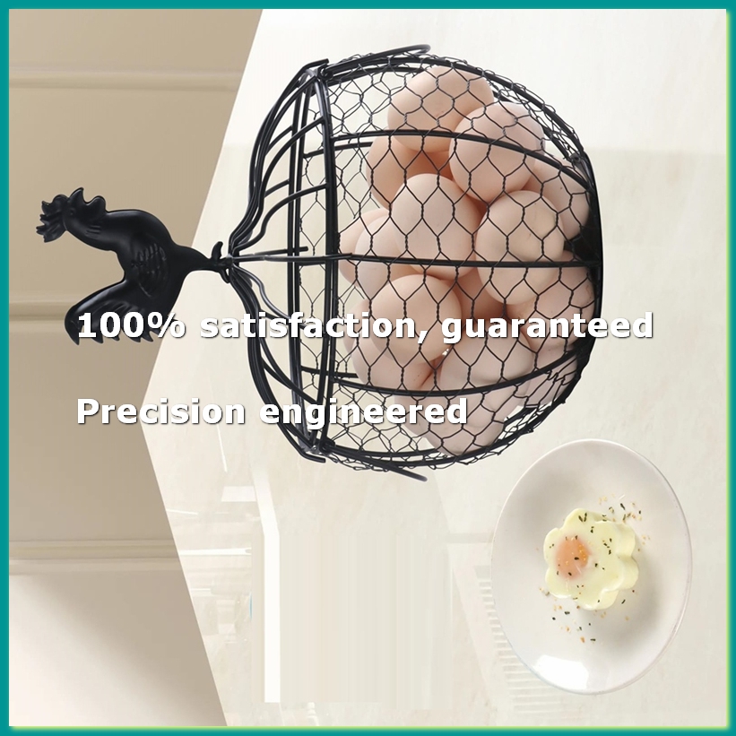 Collectible & Vintage Dolls For Wedding - Wire Egg Basket for Gathering Fresh