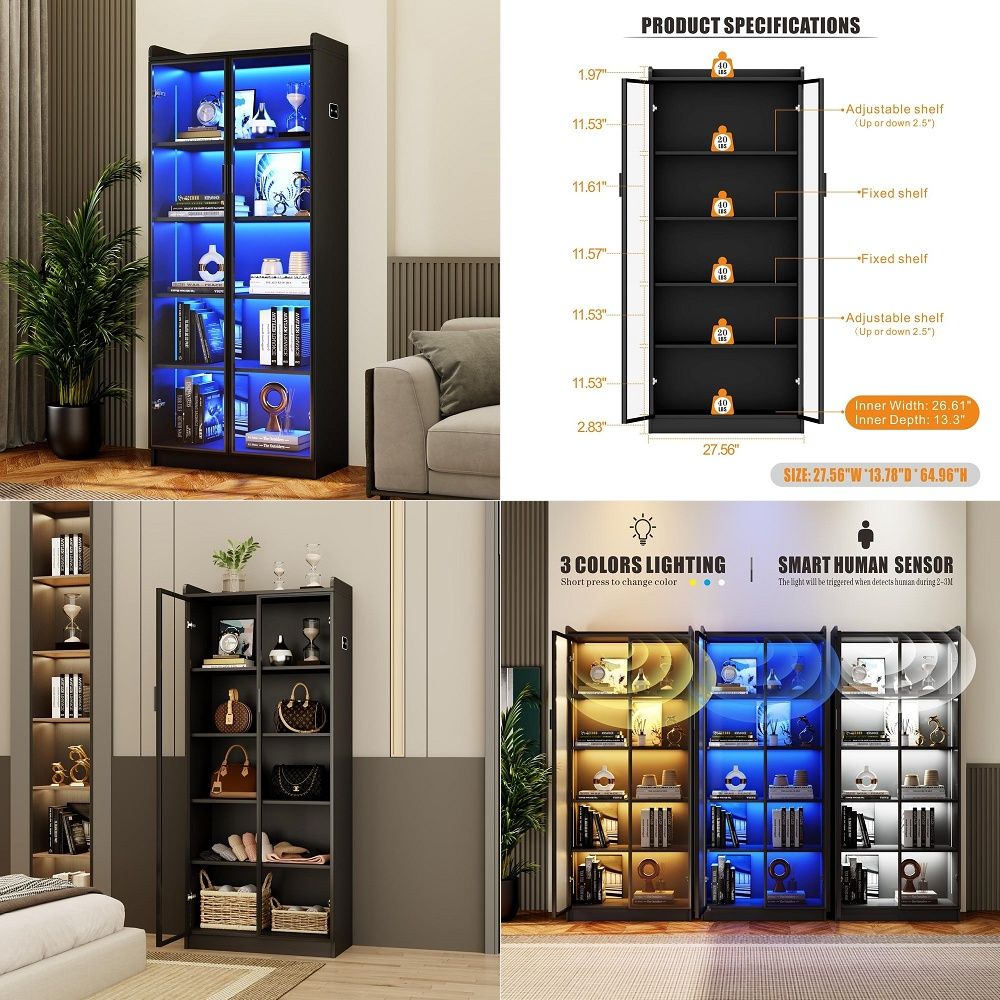 Display Cabinet with Adjustabl - Collectible & Vintage Dolls For Wedding review and price