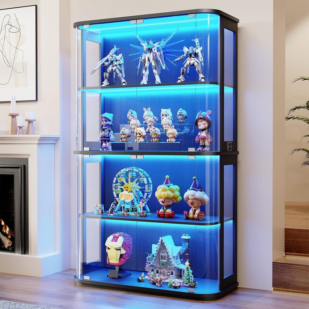 Large Rounded Display Cabinet  - Collectible & Vintage Dolls For Wedding review and price
