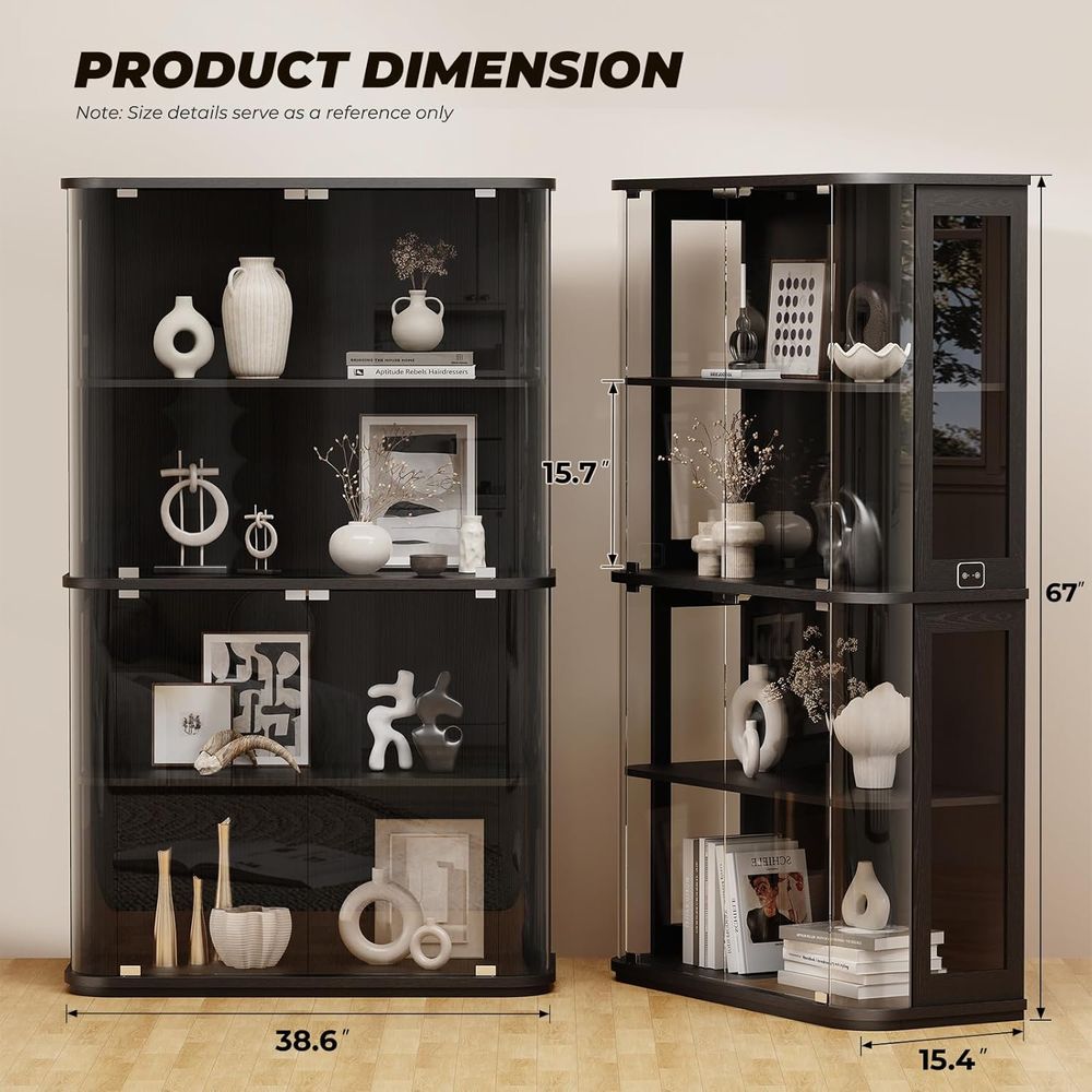 Large Rounded Display Cabinet  - Collectible & Vintage Dolls For Wedding review and price