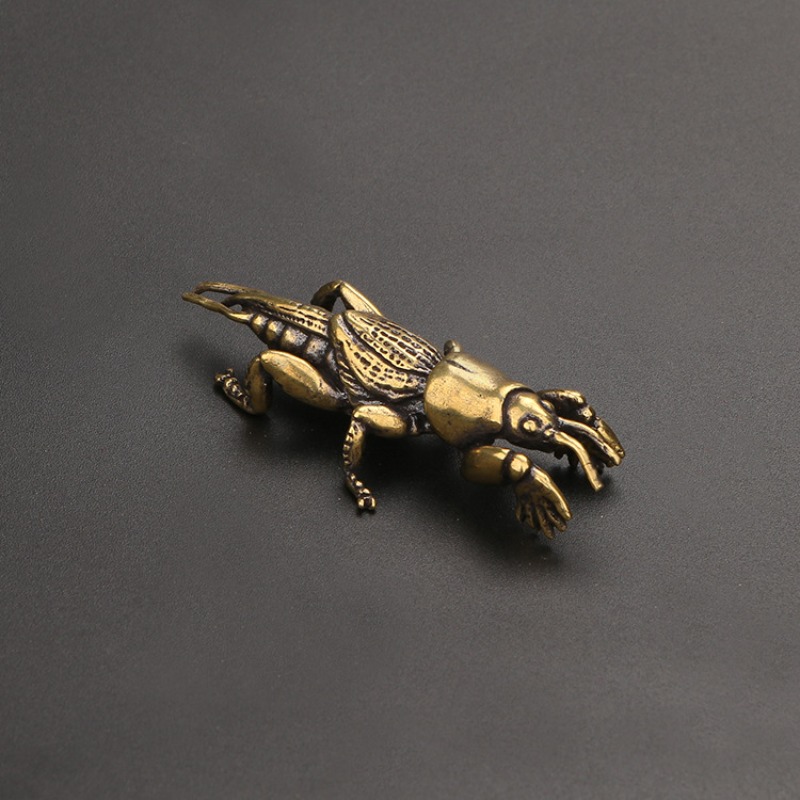 1 PC Solid Brass Carved Mini I - Vintage Collectible Christmas Ornaments review and price
