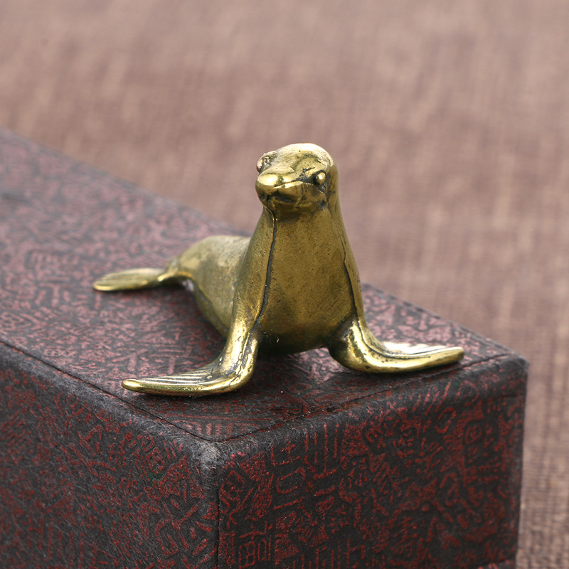 Brass Seal Desk Decoration Ani - Vintage Collectible Christmas Ornaments review and price
