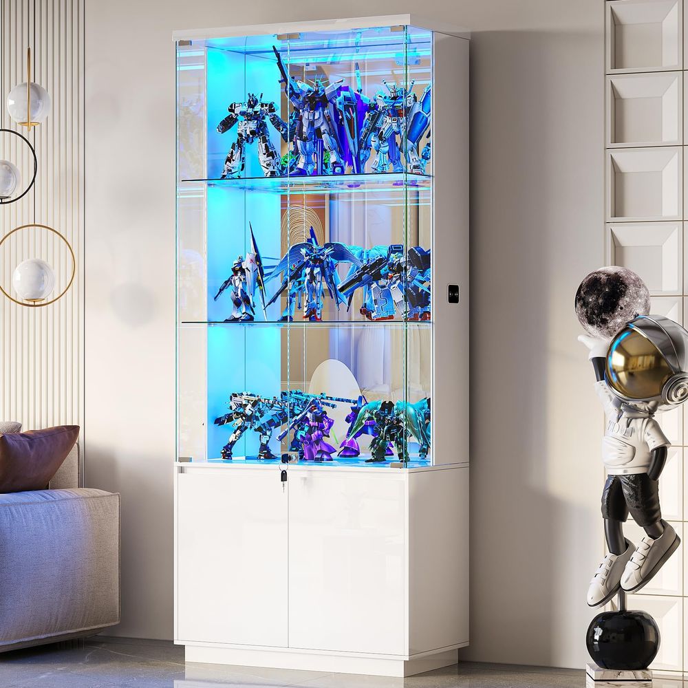 71 Tall Display Cabinet with G - Collectible & Vintage Dolls For Wedding review and price