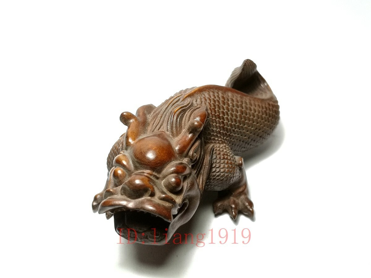 Chinese Boxwood Hand Carved Lo - Vintage Collectible Figures review and price
